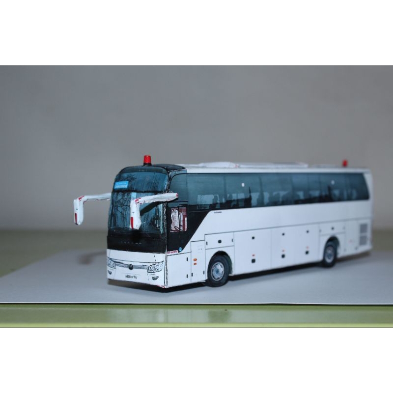 Lembaran pola papercraft bus yu toong skala 64 (3OP-C12)