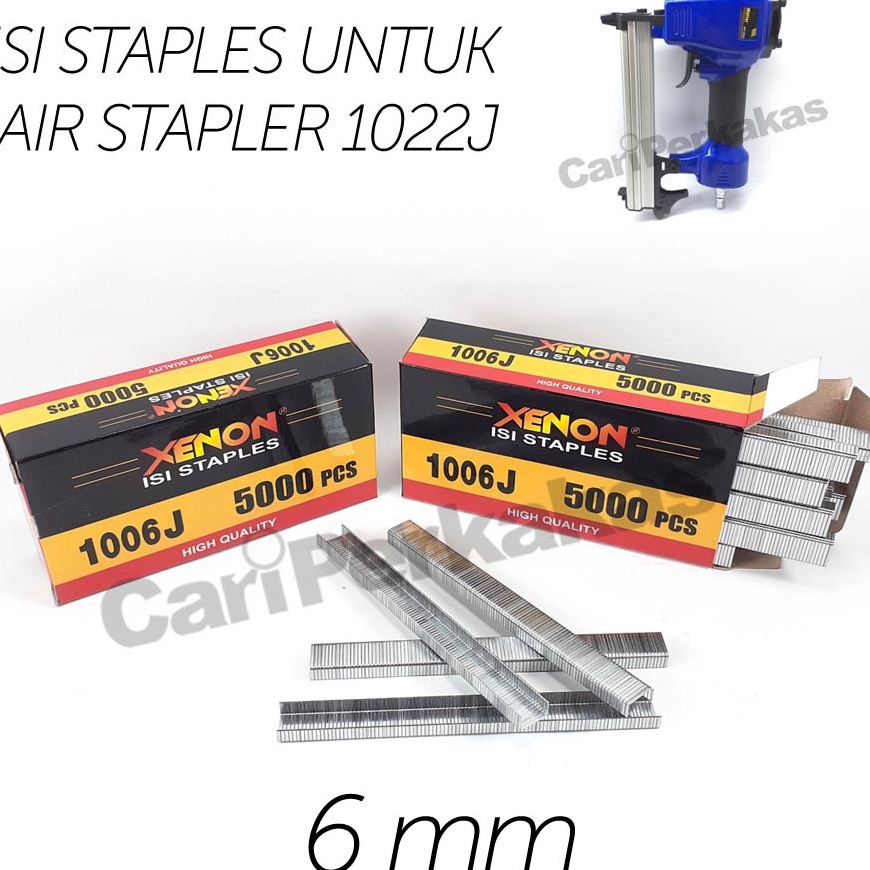 

KF7 Isi Air Stapler Staples Model U 6 mm 16J Isi Mesin Paku Tembak Staples Jok Motor Sofa122J