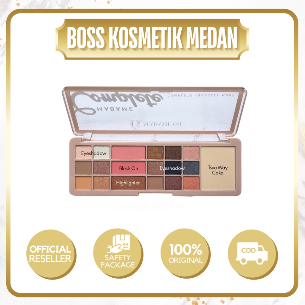 

KODE P27F Madame Gie Madame Complete Make Up Kit MakeUp Face Pallete