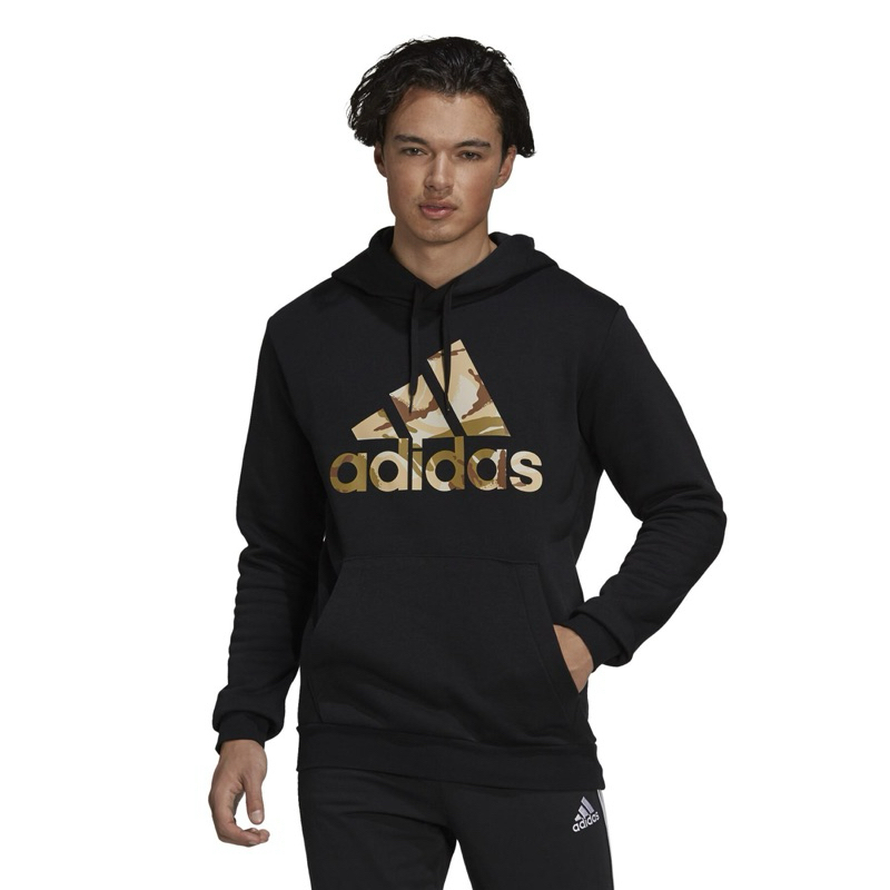Adidas Essentials Fleece Hoodie Camo in Black original
