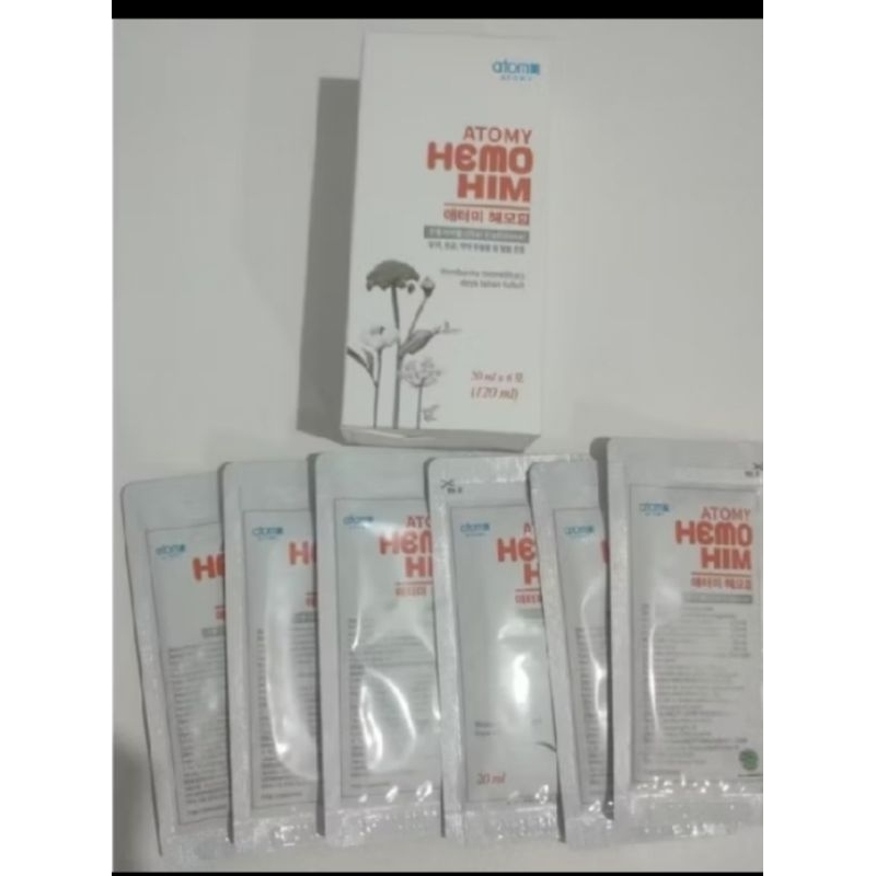 

HEMOHIM 1 box isi 6 sachet. exp 16 Mei 2025