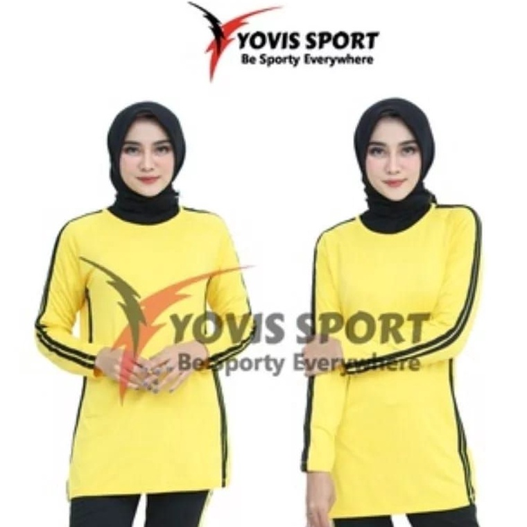 Pusat Terbaru Baju Senam Olaraga WanitaAtsan Senam WanitaKaos Senam Wanita Polet Tangan PanjangAtasa