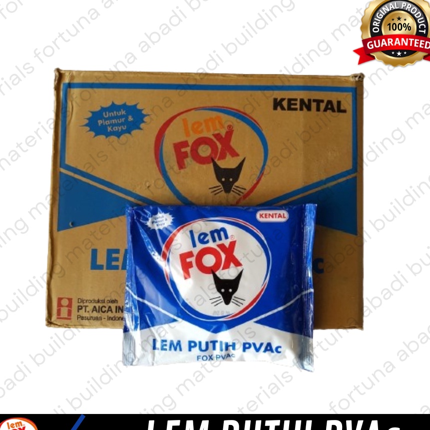 

KF7 Lem Fox PVac Warna Biru Ukuran 35 6gram Lem Fox Putih