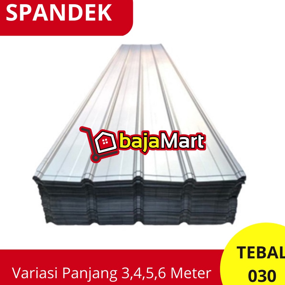 Sekarang Ada  Atap Spandek Galvalume 3mm panjang 3456 Meter