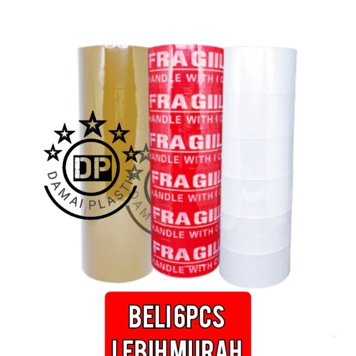 

Terlaris LAKBAN BENING SELOTIP LAKBAN COKLAT FRAGILE 2INCH 45MM 1YRAD 1YR Lakban unboxing video