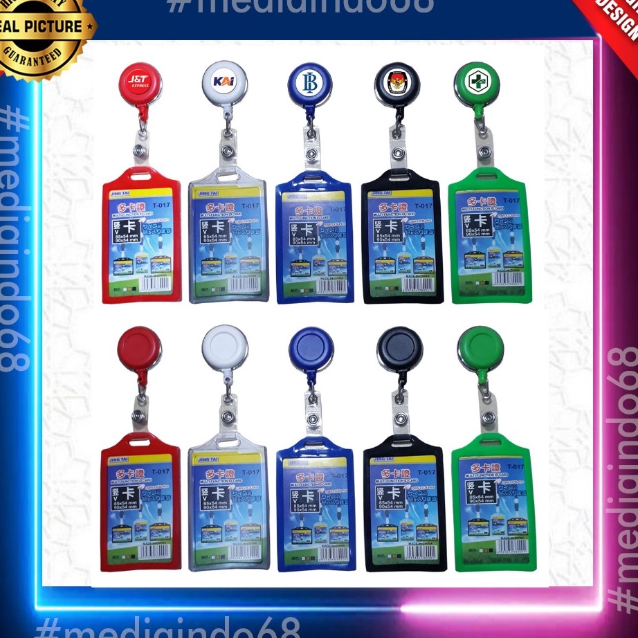 

Terkini CUSTOME LOGO YOYO ID CARD PUTAR STAINLESSCARD HOLDER SILIKON