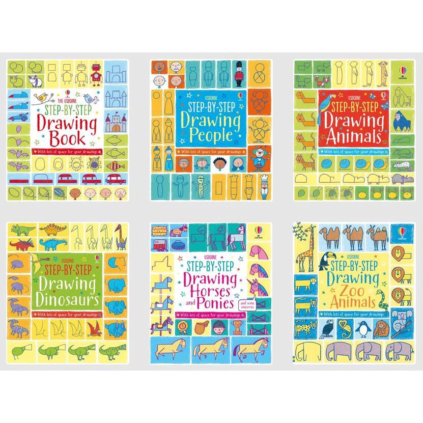 

KODE P96J Kidnedu Buku StepByStep Drawing Book Children Buku Menggambar Anak