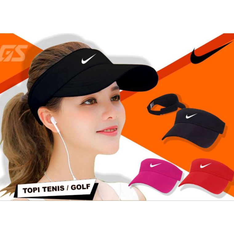 New Trending Topi Olahraga Golf Tenis lapang visors Zumba Topi sporty Pria wanita