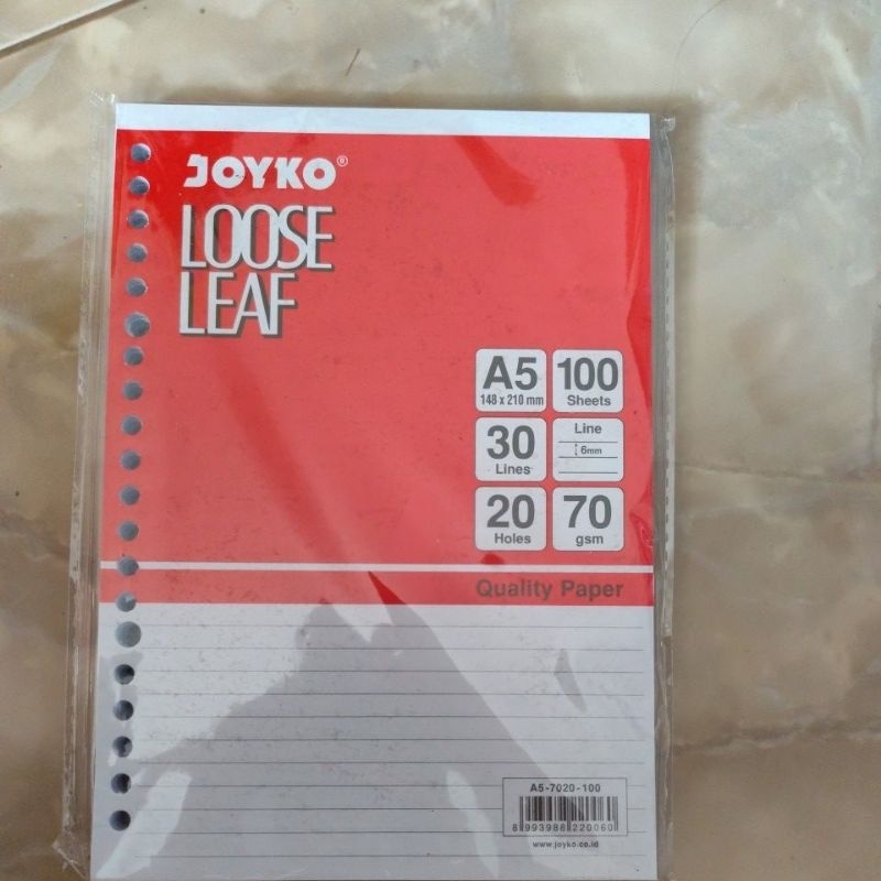 

loos leaf merk joyko isi 100