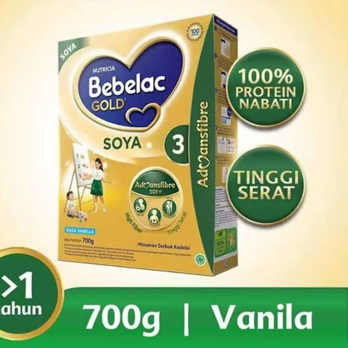 PBM Bebelac Gold Soya 3 Vanilla 700 gr Bebelac 3 Soya