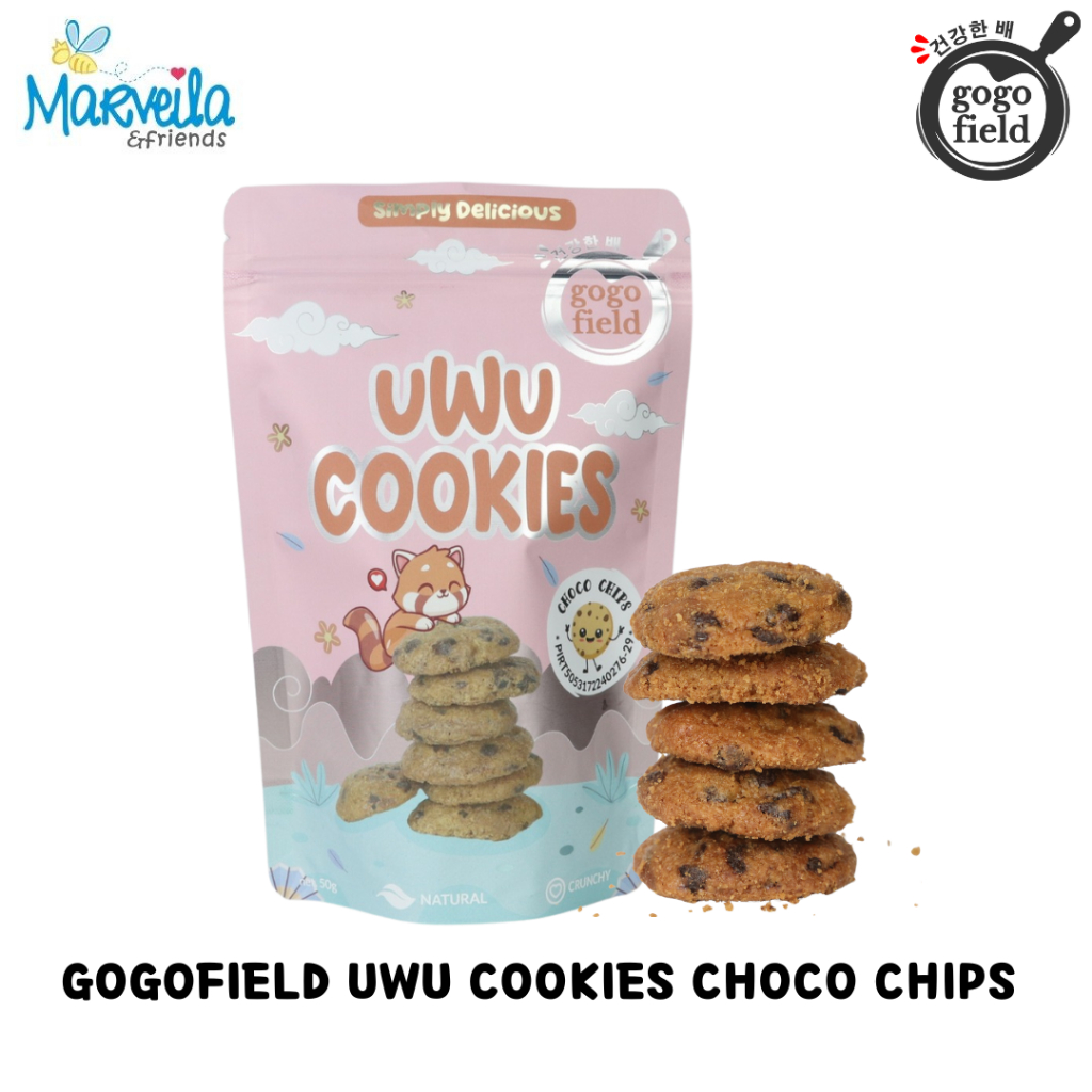 

Gogofield uWu Cookies 50gr CHOCO CHIPS / Cookies Chocolate / Kukis Coklat