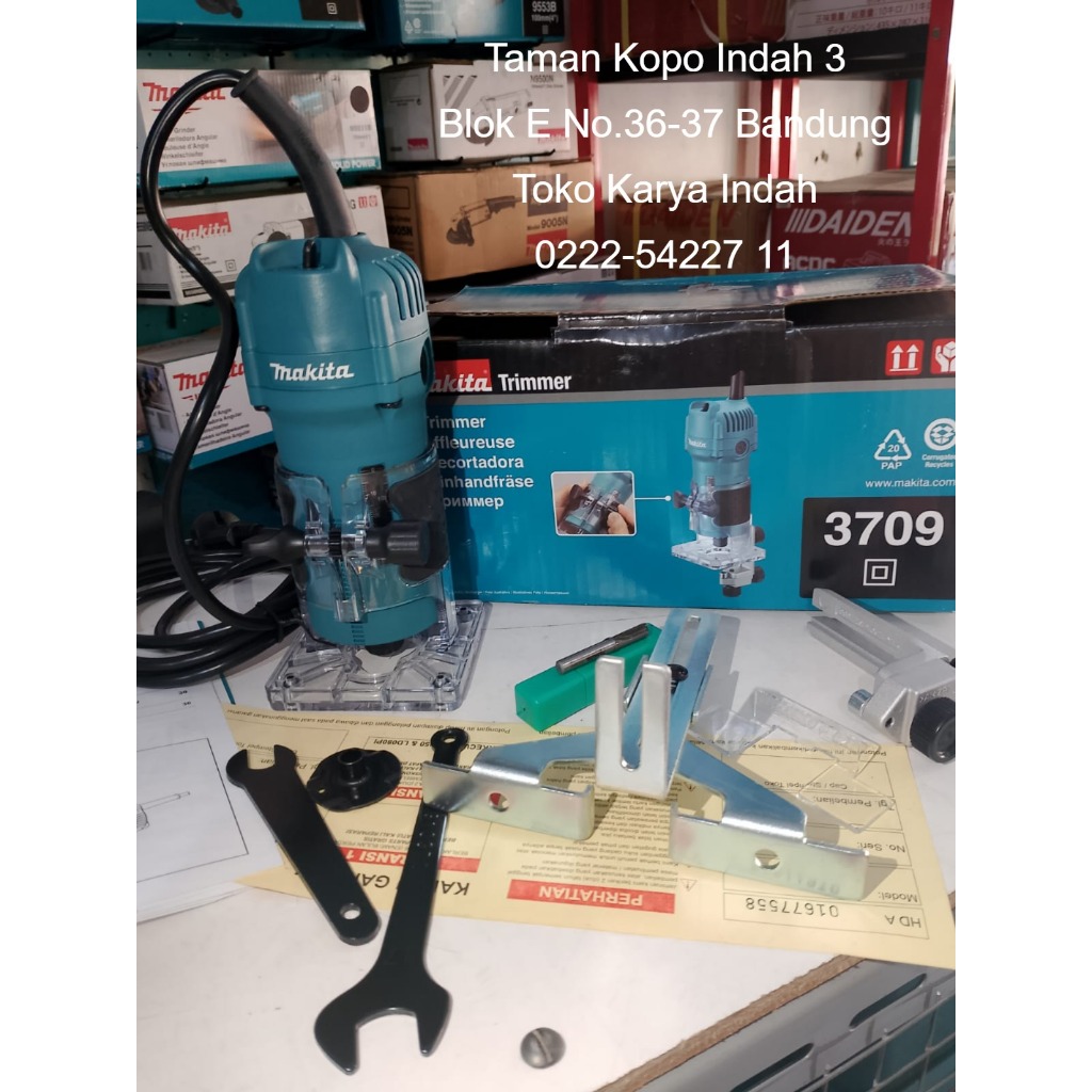 Mesin Makita Trimmer Router Profil Kayu Makita 3709 MAKITA 3709 6mm Trimmer Propil