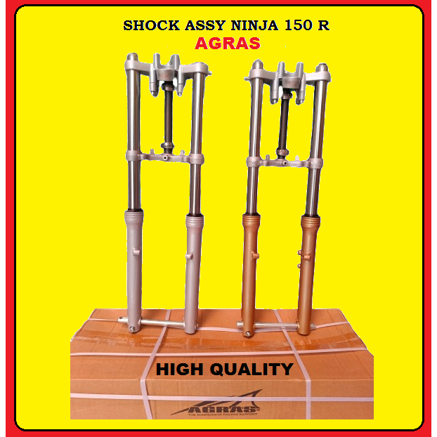AGRAS SHOCK DEPAN NINJA 150 R SKOK ASSY FRONT NINJA150R PNP HONDA CB TIGER GL MEGAPRO