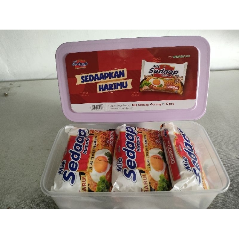 

Paket Container Mie Sedap isi 5