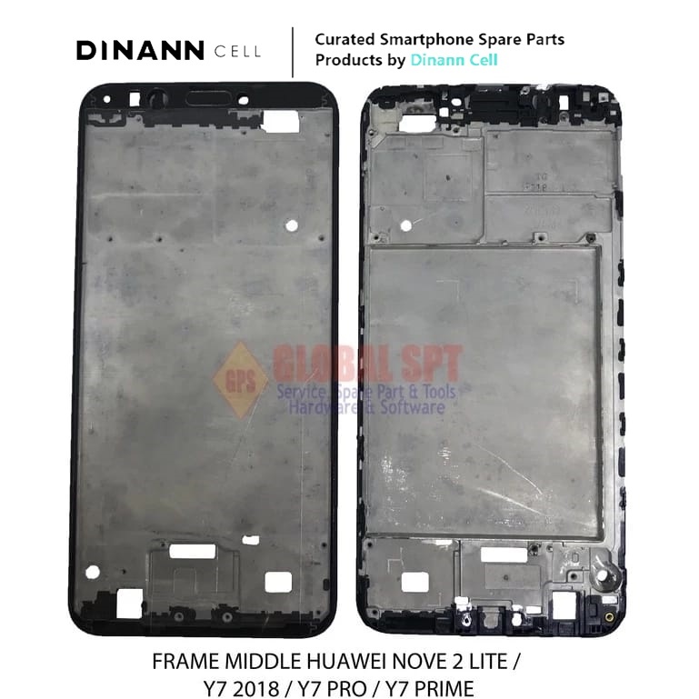 FRAME HUAWEI NOVA 2 LITE / TULANG TENGAH Y7 2018 / BEZZEL MIDDLE Y7 PRO / Y7 PRIME
