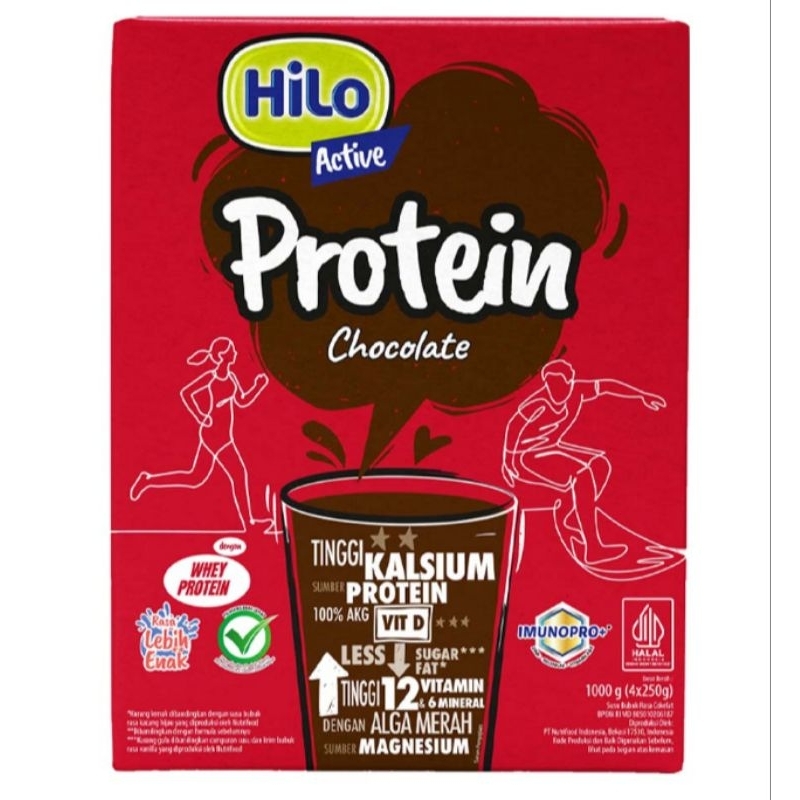 

Hilo active susu bubuk tinggi kalsium cokelat 1kg