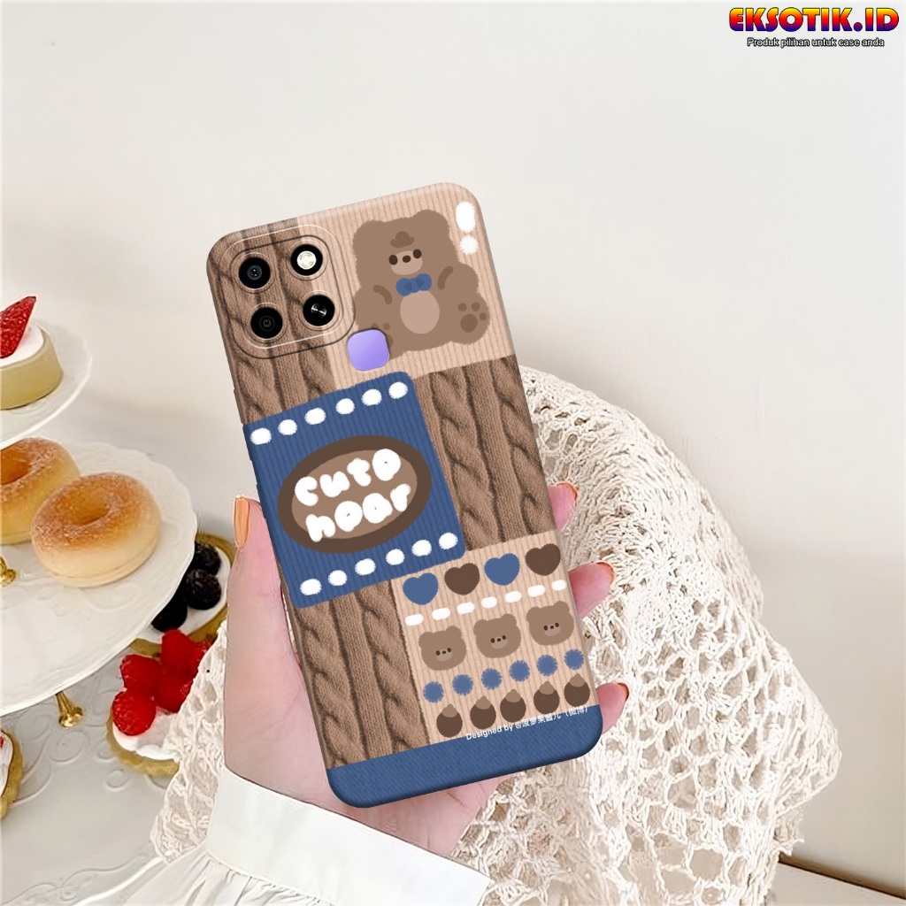 Case Infinix Smart 6 - Casing Infinix Smart 6 - Fashion Case - Silikon Infinix Smart 6  - Motif Kere