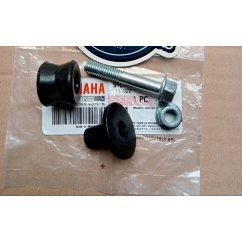 baut set karet plus Bosh braket gantungan knalpot yamaha Mio lama sporty smile garnish soul