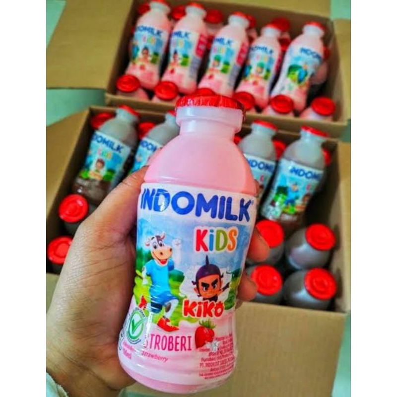 

Indomilk Botol 190ml ( 1 Kardus Isi 24 Botol ) Rasa Coklat, Strawberry, Melon