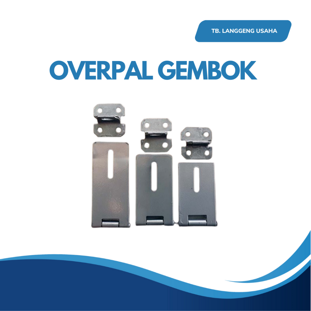 LU Overval/Overpal Plat Stainless Murah / Overval Nekel / Cantolan kait Gembok Cantolan gembok kunci