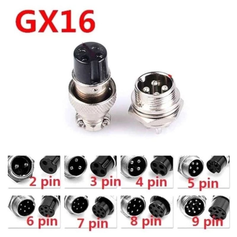 Konektor cb 2pin,3pin,4pin,6pin,8pin / Conector CB GX16