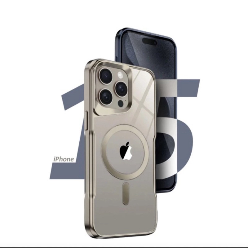 Casing iphone 11 12 13 14 15 pro max magsafe magnetic sharp hybrid case anti kuning iphone