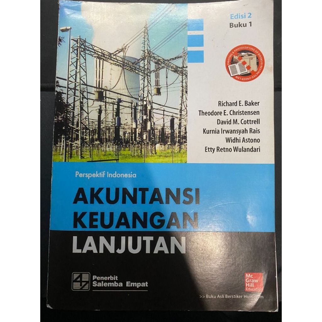 Buku Akuntansi Lanjutan - Penerbit Salemba