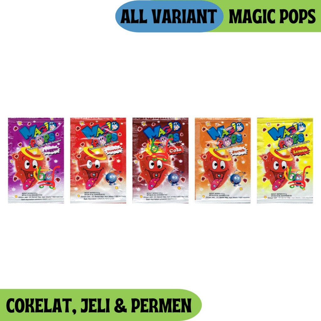 

Magic Pop Permen Popping Cracked Candy All Variant