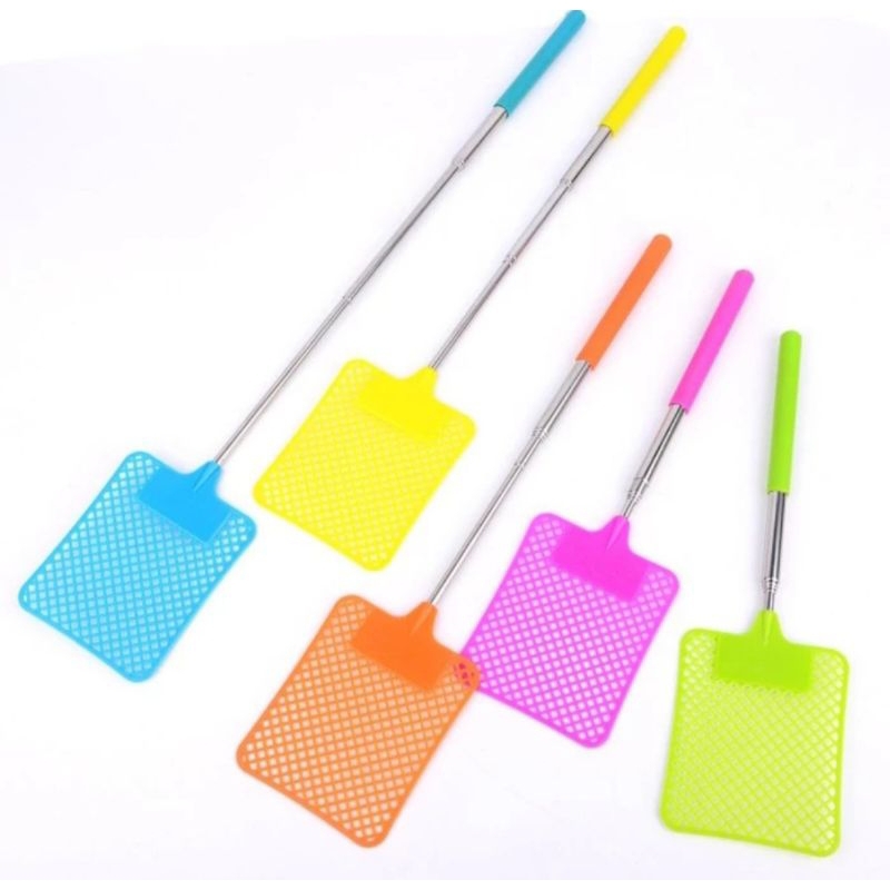 ALAT PEMUKUL LALAT STAINLESS BISA PANJANG PENDEK TELESKOPIK