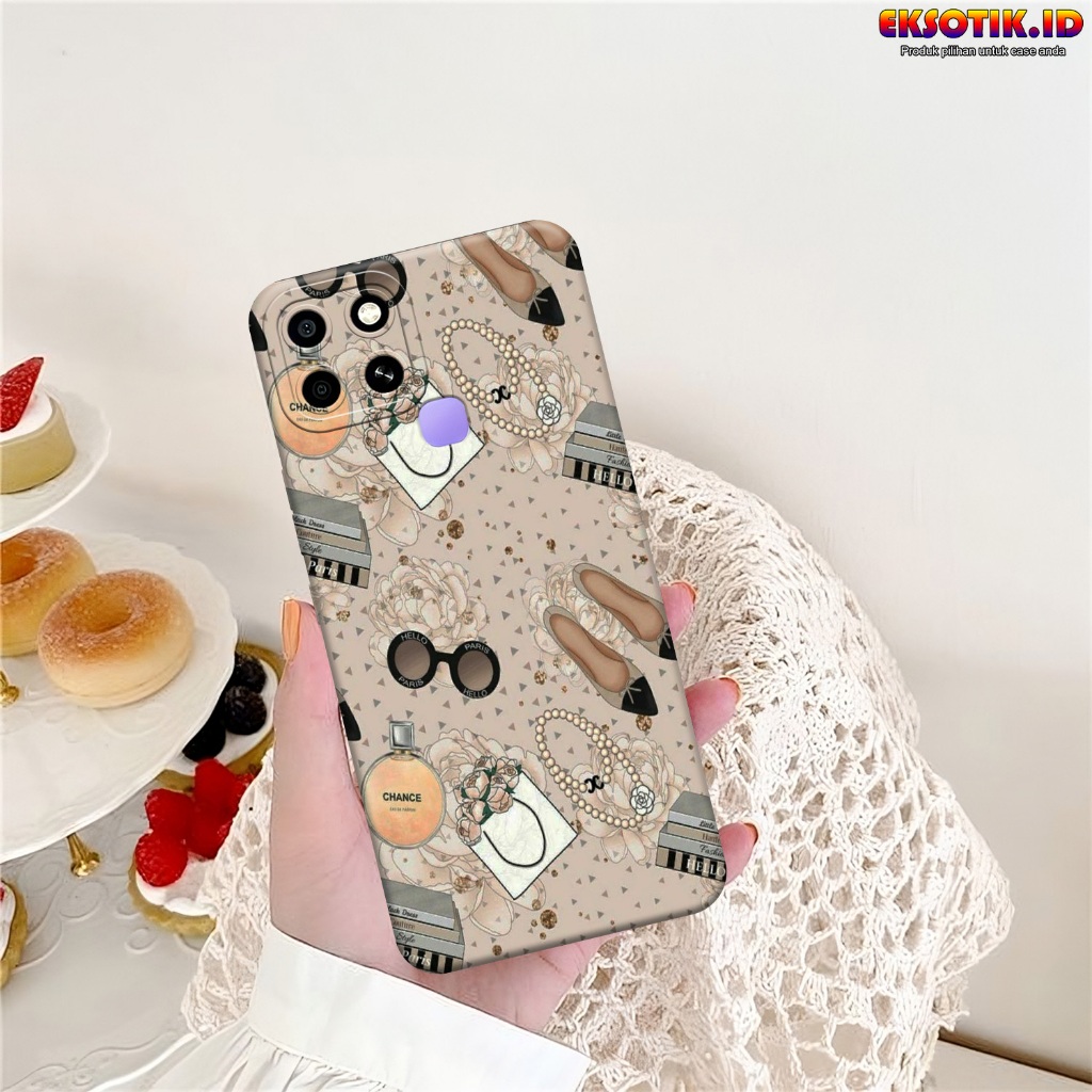 Case Infinix Smart 6 - Casing Infinix Smart 6 - Fashion Case - Silikon Infinix Smart 6  - Motif Kere