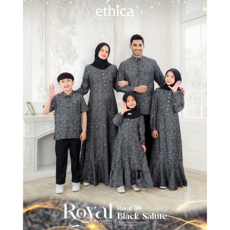 Ethica Sarimbit 2025 Royal 39 Black Salute / Kagumi Black Salute / Kahfi Black Salute / Sarimbit Eth