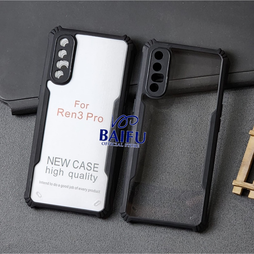 Oppo Reno 3 Pro Oppo Reno 4 Pro Case Fusion shockproof Transparan Casing Oppo Reno 3 Pro Oppo Reno 4