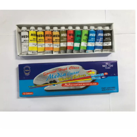 

Cat Air Media Guitar Water Colour No. 120 dan No. 110 ( 12 Warna )
