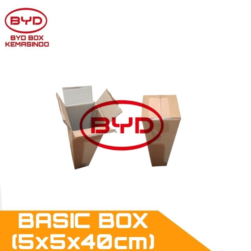 

5x5x40cm Kardus Box Karton Polos | Baru | Murah - Kardus Packing Online Shop