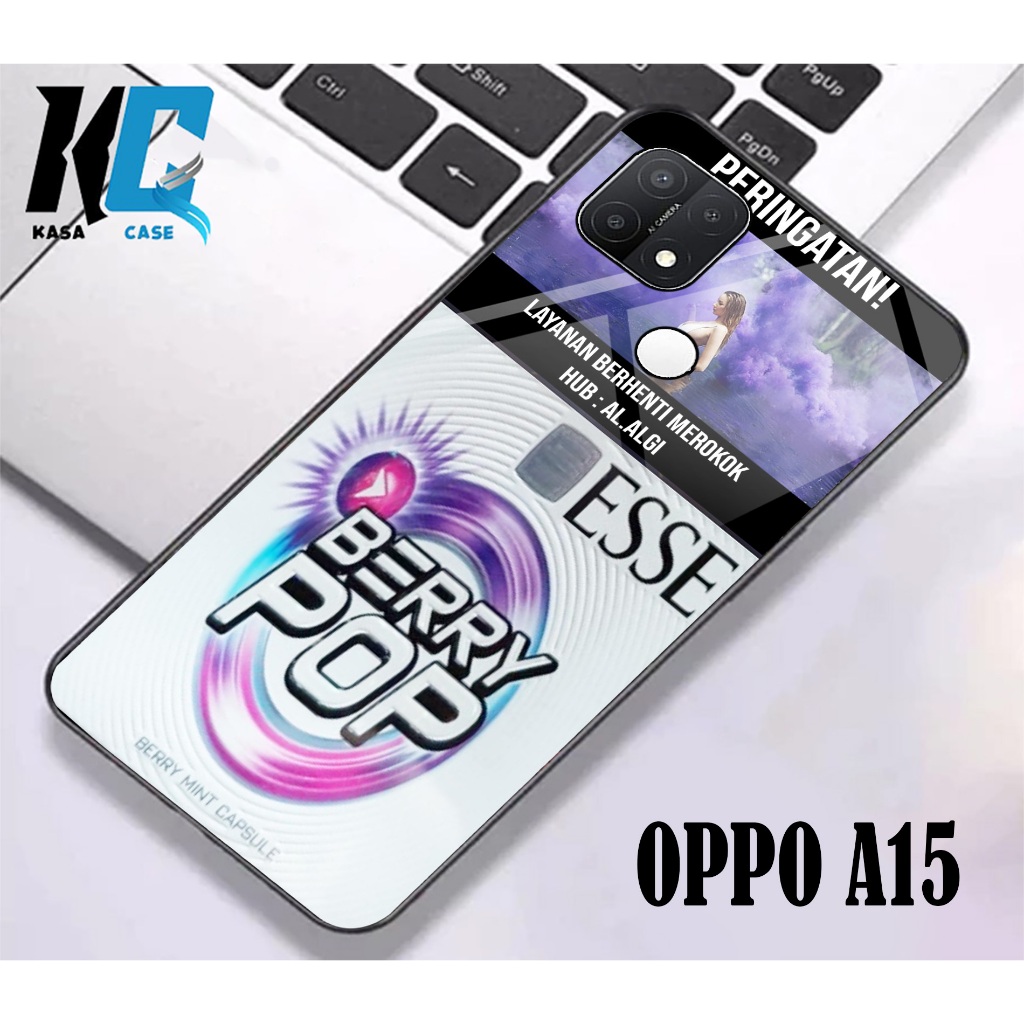 KASA CASE, Case OPPO A15/A15S - Krtun mix ROKOK Fashion Case Murah Hardcase case sofcase Pelindung B