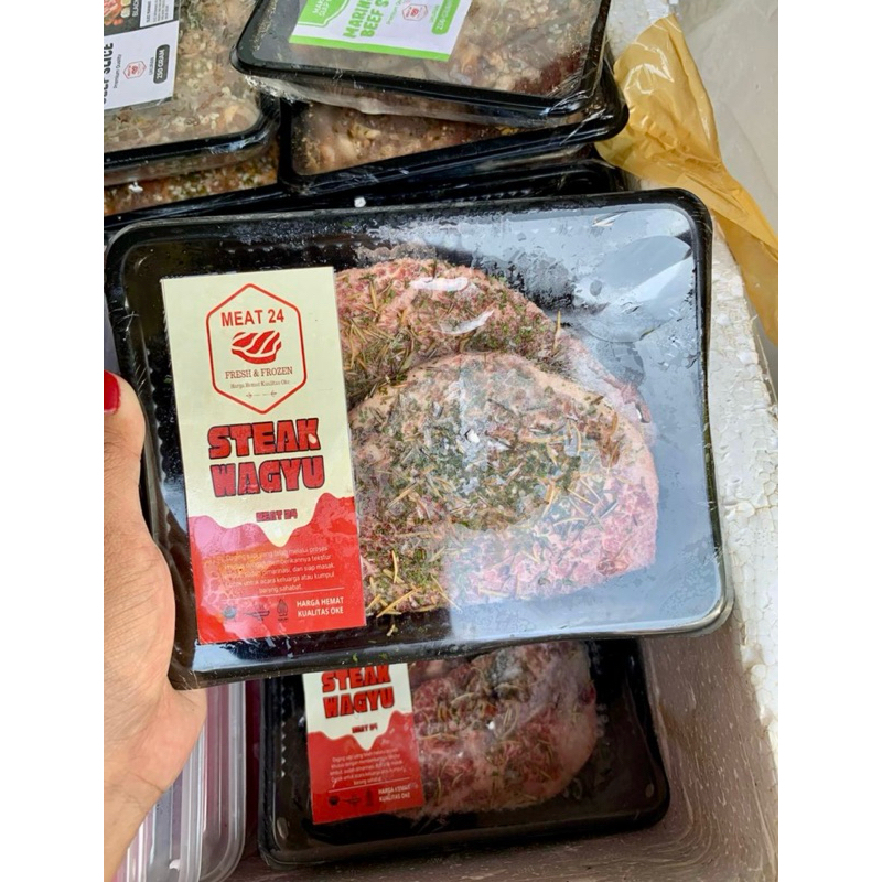 

Steak Wagyu Marinasi Isi 2 (Tergantung Ukuran)