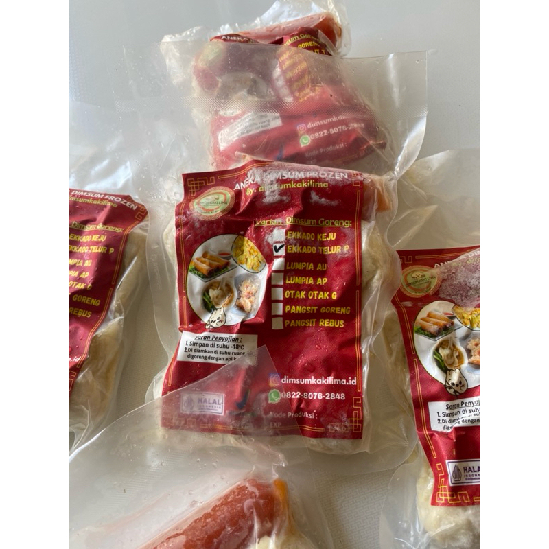 

BY DIMSUM KAKI LIMA PREMIUM EKADO Telur Puyuh Isi 6 Pcs