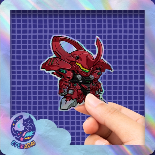 

Stiker Hologram Anime Gundam - Gundam 5