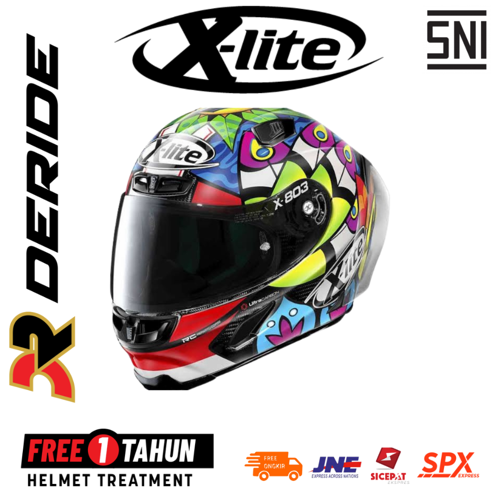 HELM XLITE X-803 RS ULTRA CARBON CHAZ DAVIES 029 CARBON FULL FACE SNI