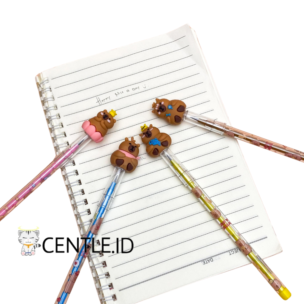 

CENTLE.ID PENSIL SUSUN CAPYBARA PSN-1564 CUTE CAPYBARA PENSIL LUCU ALAT TULIS SEKOLAH GEMES TERJANGKAU