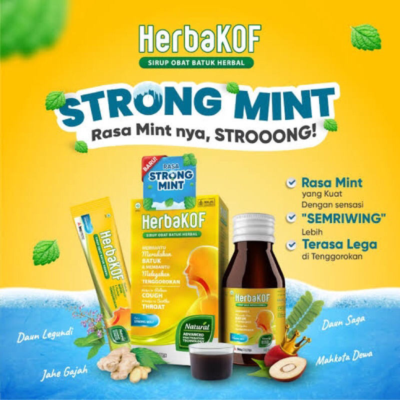 

HERBAKOF STRONG MINT 60ml 100ml