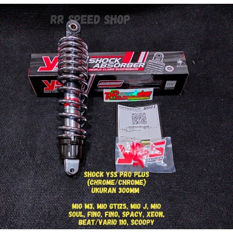 Shockbreaker YSS Pro Plus 300 MM Mio - Beat - Fino - Scoopy - Vario 110 Original YSS