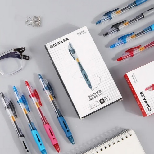 

Jual Produk Beifa Pulpen Gel 0.5mm GP805 Tinta Hitam/Biru Halus & Nyaman Digunakan ''