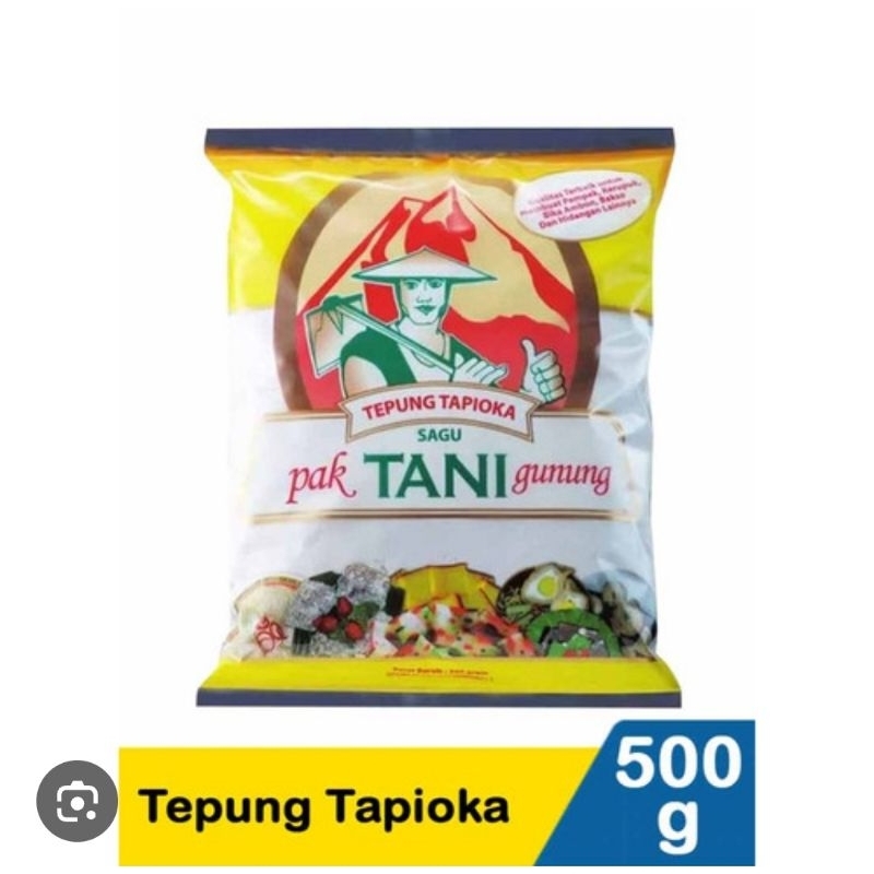 

Tepung Tapioka kuning Cap Pak Tani Gunung