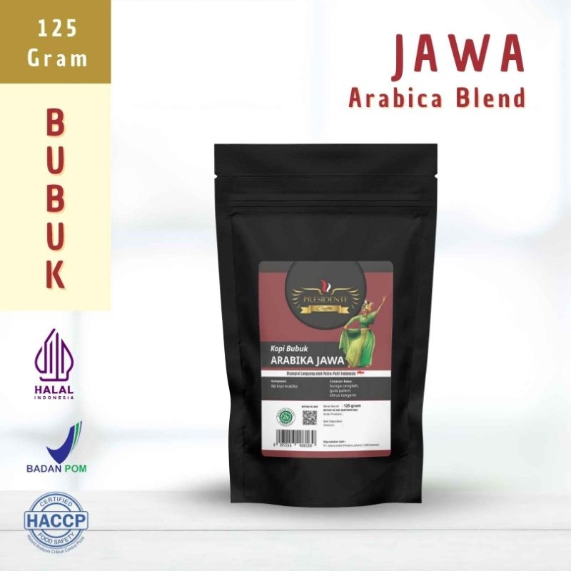 

Kopi Jawa Arabika - Presidente Caffe 125 gram