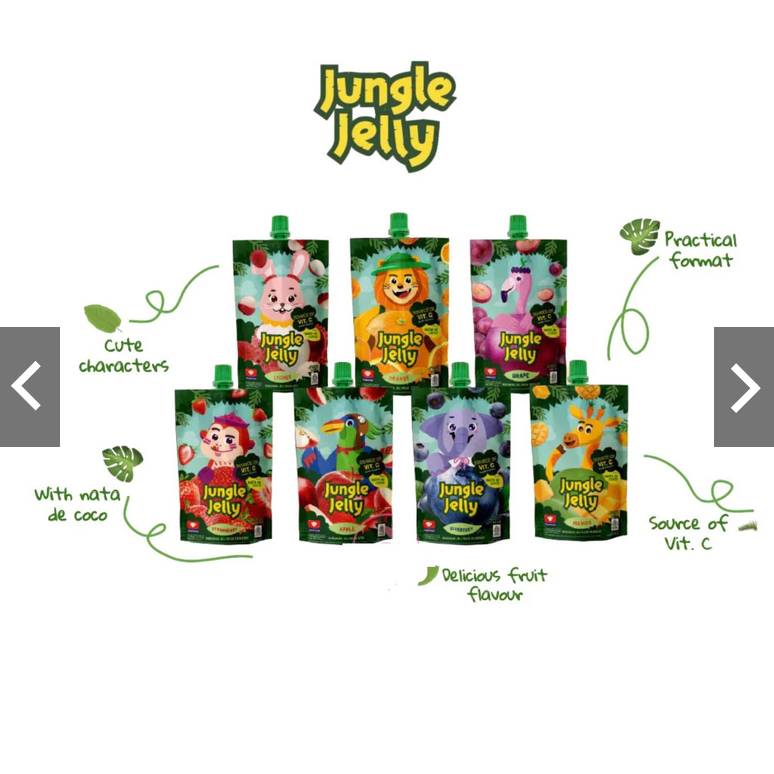 

Jungle Jelly Minuman Jelly Dengan Nata De Coco 100 ml 1Th