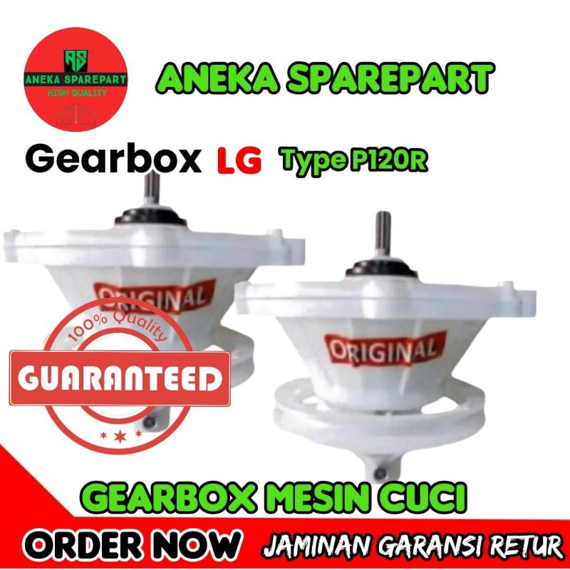 Gearbox/Girbox Mesin Cuci LG 2 Tabung Pully Dua LG P120R