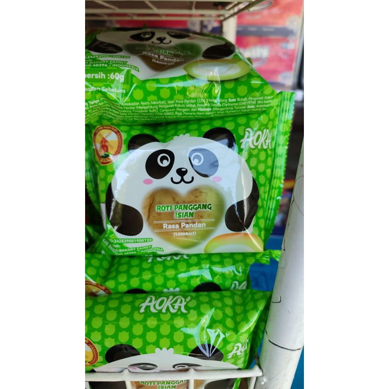 

ROTI AOKA PANDA RASA PANDAN 60 GRAM