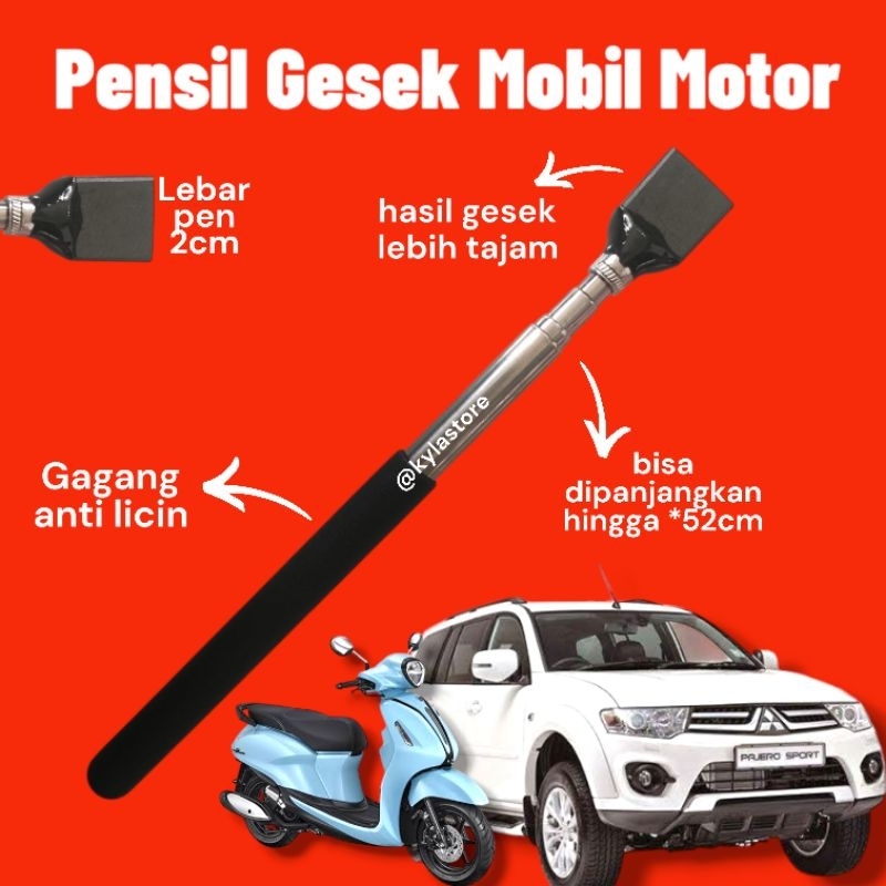 Denting Mas Terang Pensil Alat Gesek Samsat Pensil Gesekan Mobil Dan Motor Stick Stik Gesek Pensil