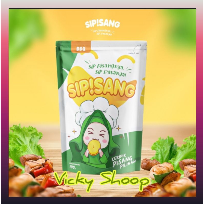 

Keripik pisang 100 Gram Sipisang Rasa BBQ Keripik pisang murah gurih enak